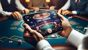 Three Card Poker table layout on miabet88 login live dealer